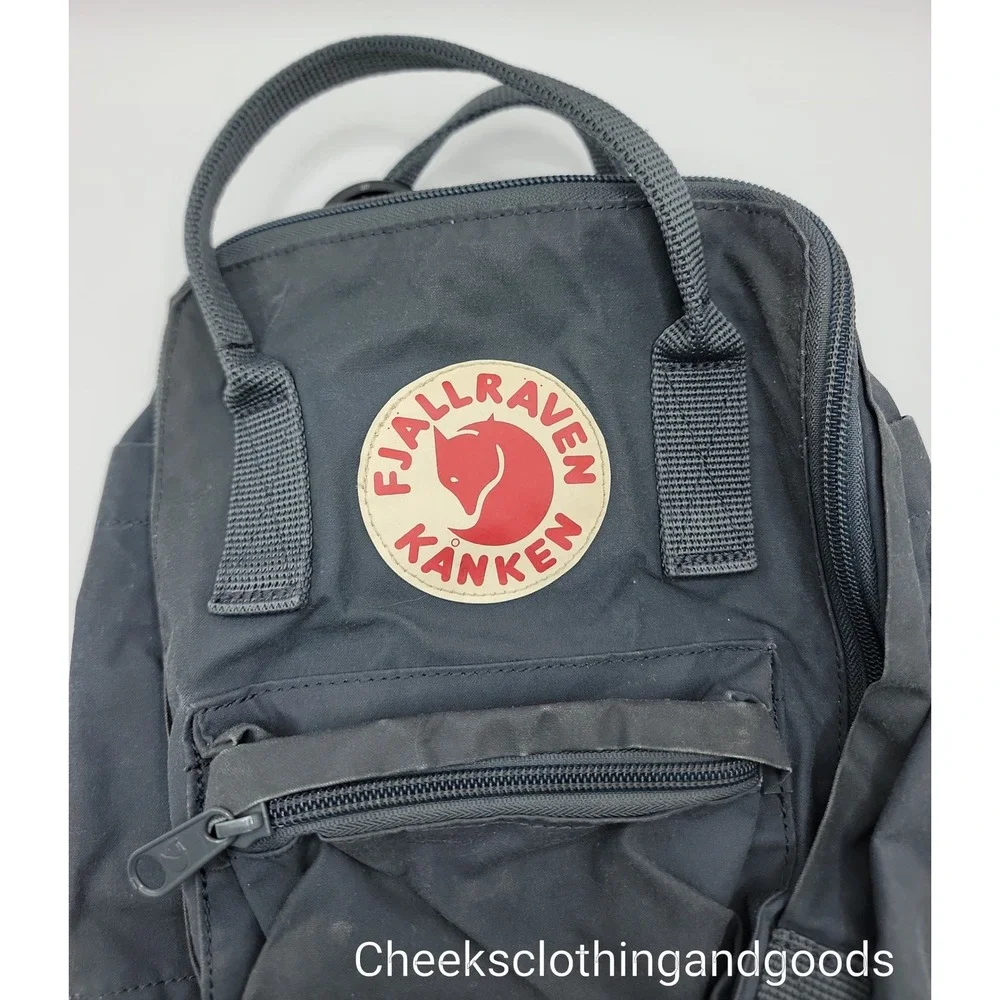 Fjallraven Kanken Mini Navy Blue Backpack 23561 Mens Womens Bag